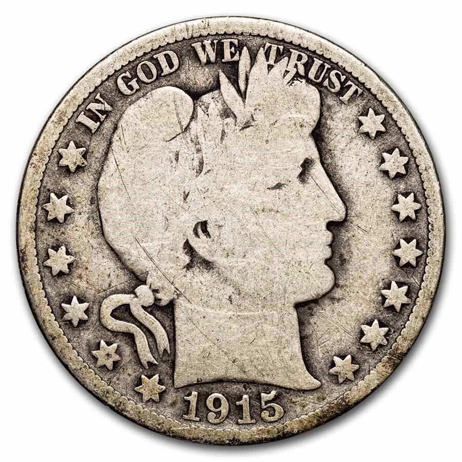1915 D Barber Half Dollar Value - APMEX
